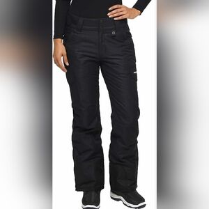 Arctix NWT Women's Black Insulated Cargo Snow/Ski Pants Size Large